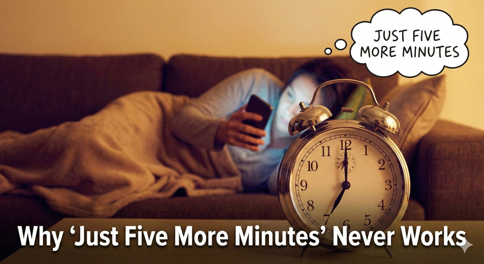 Why “Just Five More Minutes” Never Works